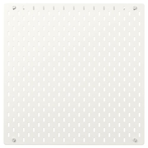 SKÅDIS Pegboard, white, 56x56 cm