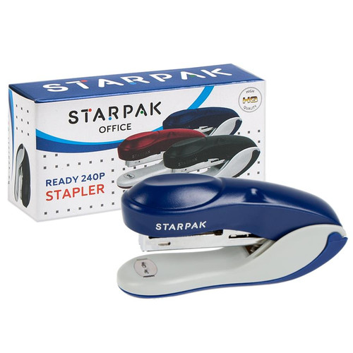 Stapler, 12 Sheets, darl blue