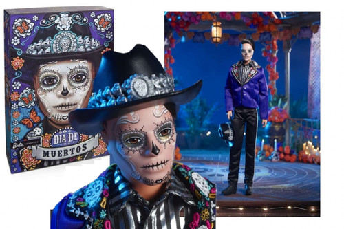 ​2023 Día De Muertos Ken Doll  HJX15 6+