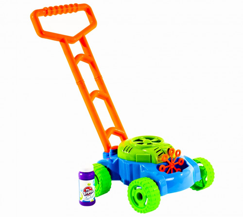 Bubble Machine Lawn Mower + Liquid 118ml 3+