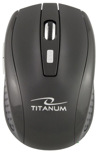 Titanum Wireless Optical Mouse SNAPPER TM105K 2.4GHz, DPI 1000/1600, 6 buttons, NANO receiver, black