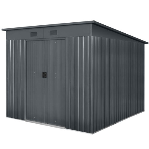 GoodHome Metal Garden Shed  6.64sqm