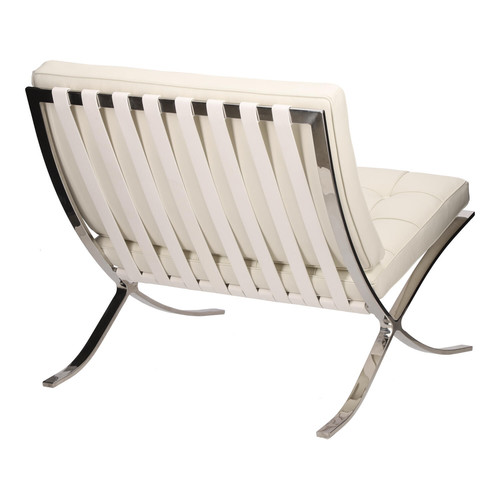 Chair BA1, leather, white