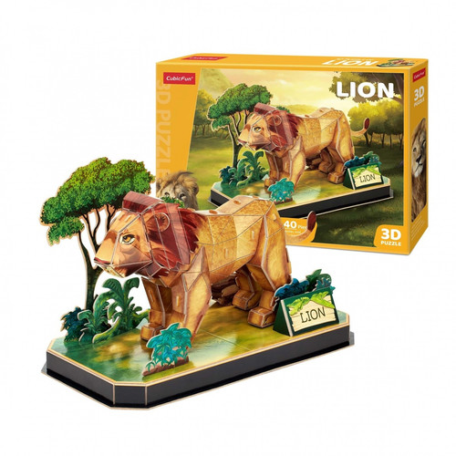 Cubic Fun 3D Puzzle Animals Lion 5+