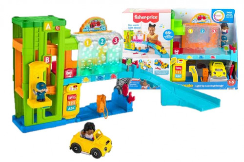 Fisher-Price Little People Playset Light-Up Learning Garage HRC53 12m+