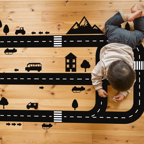 Floor Sticker - Race Track Street 70x145cm