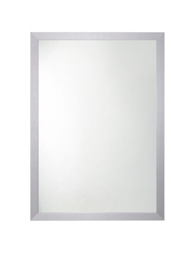 Mirror with Frame 70x50cm, grey