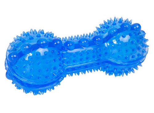 Dingo Dog Toy Bone for Treats 15x6cm, blue