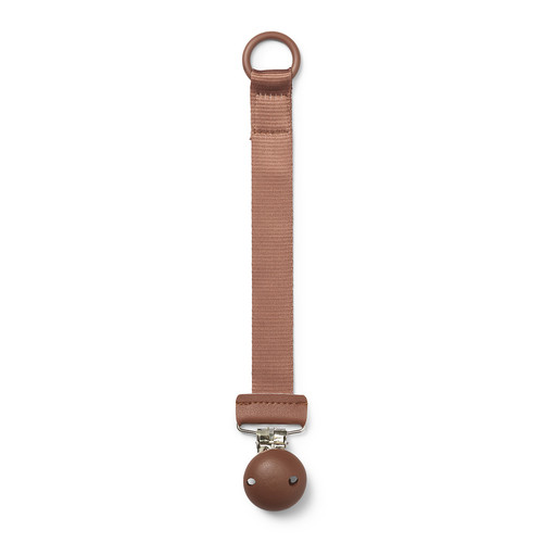 Elodie Details Wood Pacifier Clip - Burned Clay