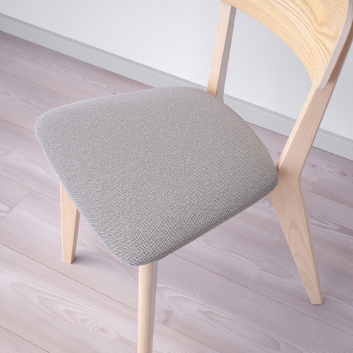 LISABO Chair, ash/Tallmyra white/black