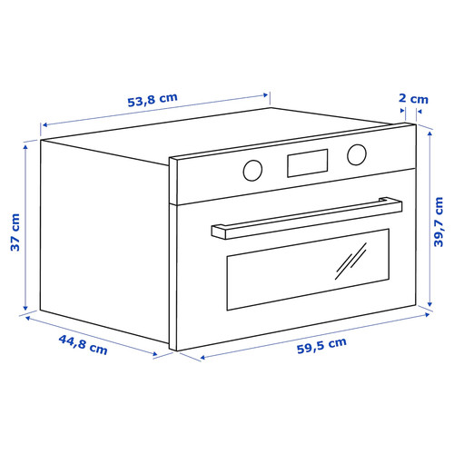 BEJUBLAD Microwave oven, white