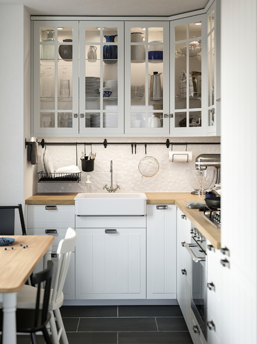 METOD / MAXIMERA High cabinet with drawers, white/Stensund white, 40x60x200 cm