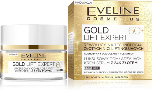 Eveline Gold Lift Expert 60+ Rejuvenating Night Cream 50ml