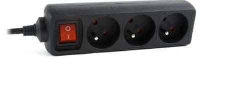 Gembird UPS Power Strip 3FR EU type 16A C14 0.6 m, black