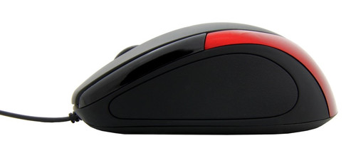 Esperanza Wired Optical Mouse SIRIUS EM102R USB, black-red