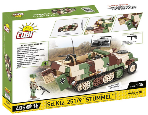 Cobi Blocks Sd.Kfz. 251/9 Stummel 485pcs 7+