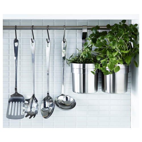 GRUNKA 4-piece kitchen utensil set, stainless steel
