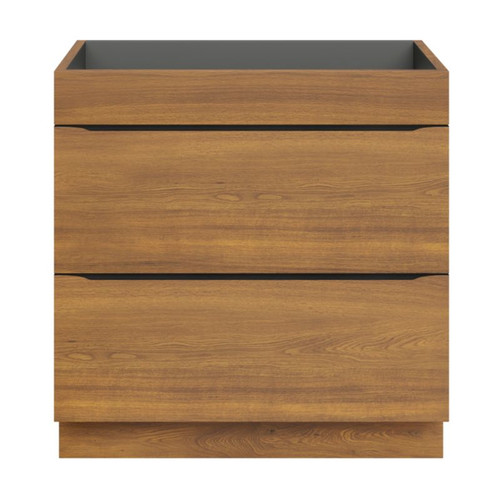 GoodHome Wash-basin Cabinet Imandra 80 cm, walnut