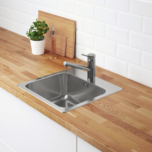 LÅNGUDDEN Inset sink, 1 bowl