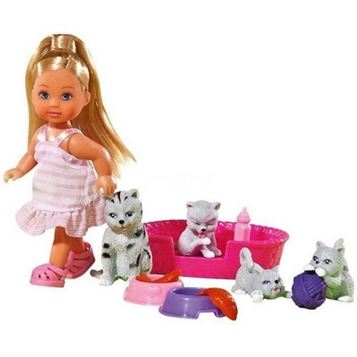 Simba Evi Love Doll 12cm with Animals, 1pc, assorted models, 3+