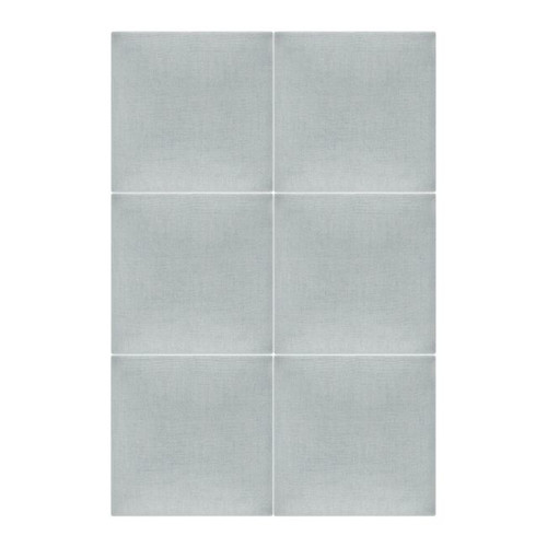 Upholstered Wall Panel Stegu Mollis Square 30x30cm, silver