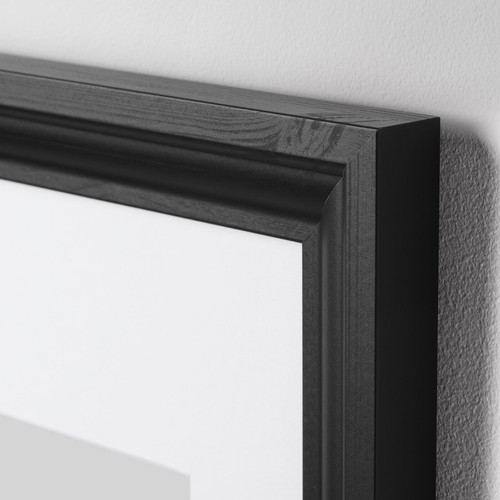 EDSBRUK Frame, black stained, 30x40 cm