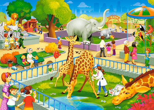 Castorland Children's Puzzle Zoo Visit 60pcs 5+