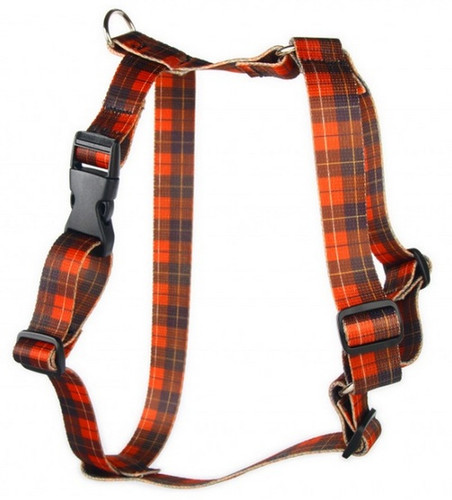 Matteo Dog Harness Guard 15mm, Tartan