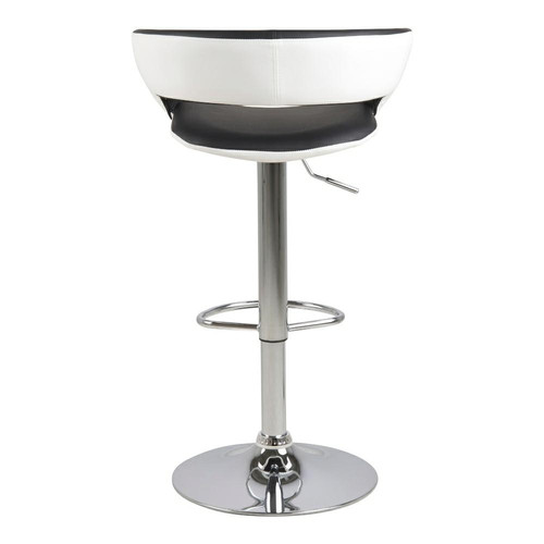 Bar Stool Grace, black/white