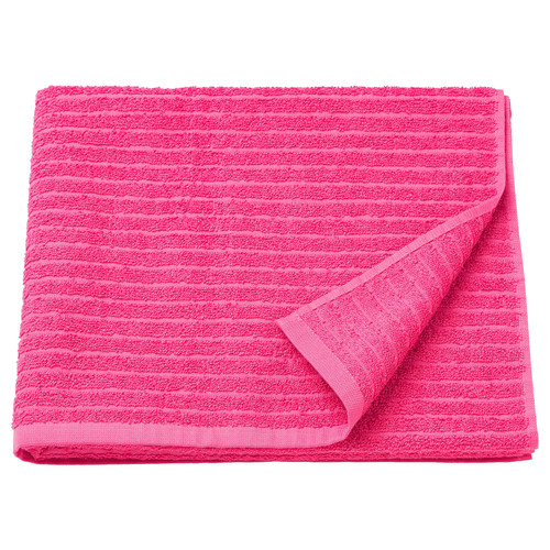 VÅGSJÖN Bath sheet, pink, 70x140 cm