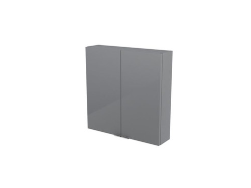 Bathroom Wall Cabinet GoodHome Imandra 60x60x15cm, grey