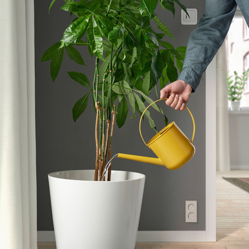 FÖRENLIG Watering can, yellow, 1.5 l