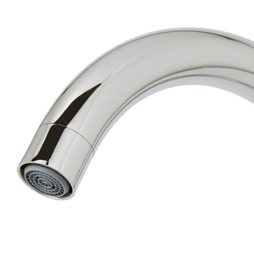 Cooke&Lewis Silver Chrome Effect Kitchen Top Lever Tap Aruvi