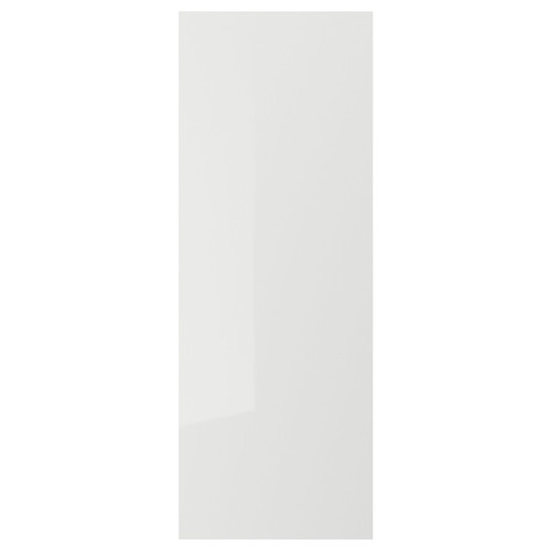 RINGHULT Cover panel, high-gloss light grey, 39x106 cm