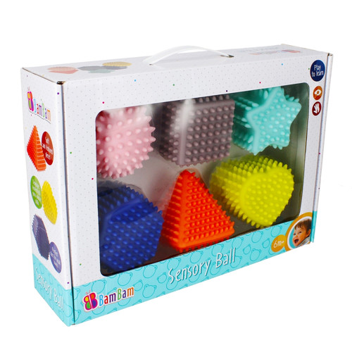 Bam Bam Sensory Ball 6pcs 6m+