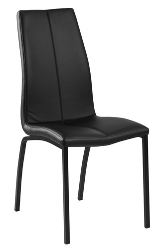 Chair Asama, black, black legs