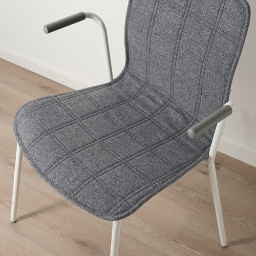 LÄKTARE Conference chair, medium grey/white
