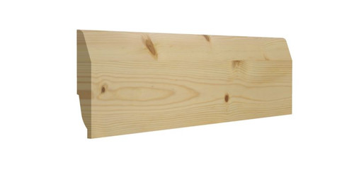 Double-sided Pine Skirting Board 15 x 94 x 2400 mm,  chamfered / ovolo