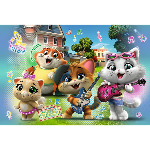 Trefl Primo Super Maxi Children's Puzzle 3in1 44 Cats 24pcs 3+