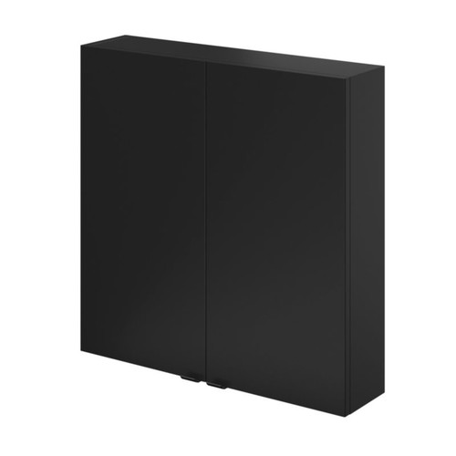 GoodHome Bathroom Wall Cabinet Imandra 60 x 60 x 15 cm, matt black