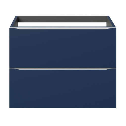 Goodhome Wall-mounted Basin Cabinet Imandra 80cm, matt dark blue