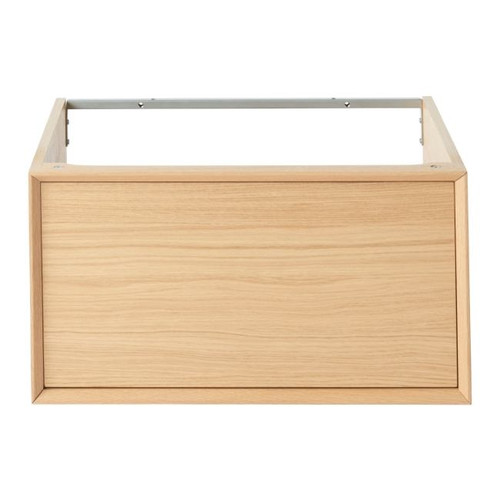 GoodHome Basin Cabinet with Drawer Avela 60 cm, oak effect