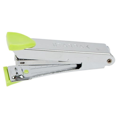 Stapler Metallic 02, 10 Sheets, green