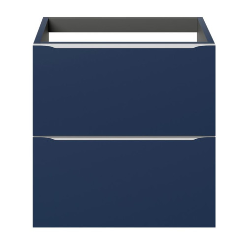 Goodhome Wall-mounted Basin Cabinet Imandra 60cm, matt dark blue