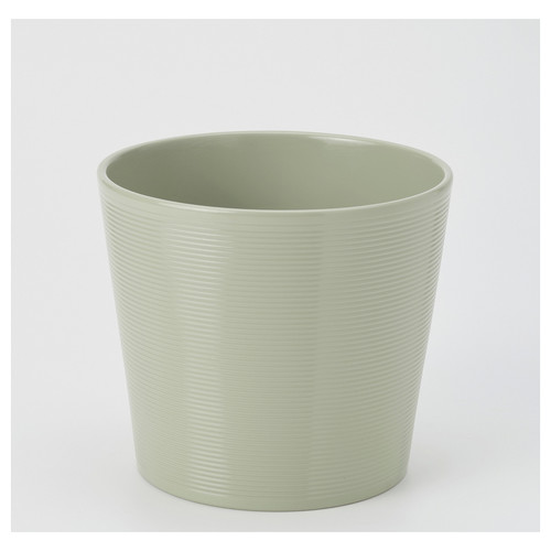 BROKSPIREA Plant pot, light green, 15 cm