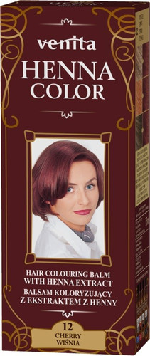 VENITA Henna Color Herbal Hair Colouring Balm - 12 Cherry