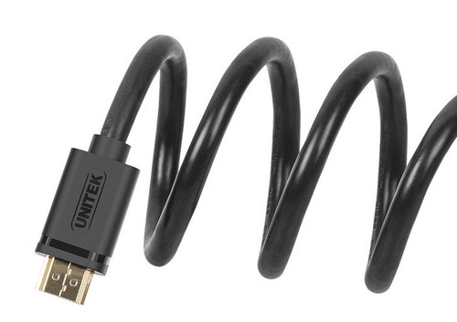 Unitek HDMI Cable M/M 1.5M v1.4 , gold, basic; Y-C137M