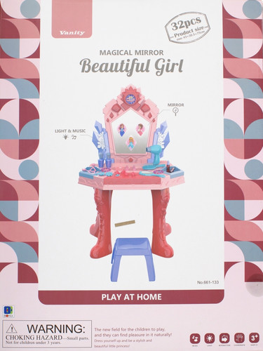 Beautiful Girl Dressing Table Set with Accessories 3+