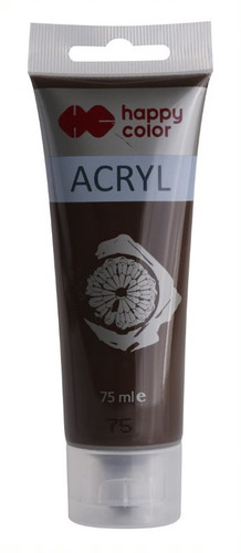 Happy Color Acrylic Paint 75ml, dark brown