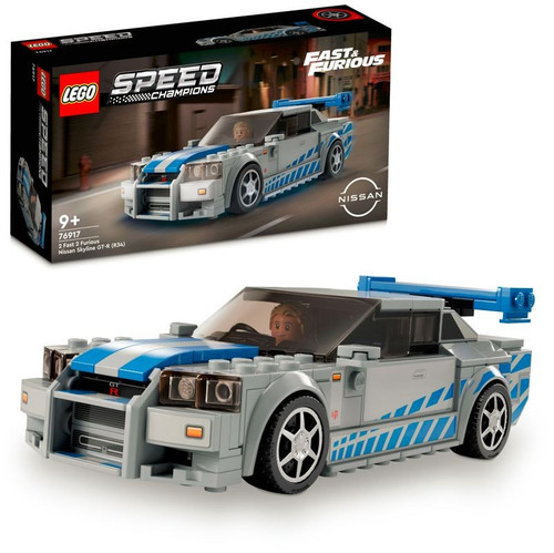 LEGO Speed Champions 2 Fast 2 Furious Nissan Skyline GT-R (R34) 9+